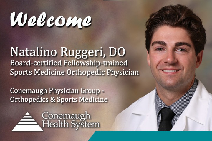 Welcome Natalino Ruggeri, DO, Board-certified Fellowship-trained Sports Medicine Orthopedic Physician