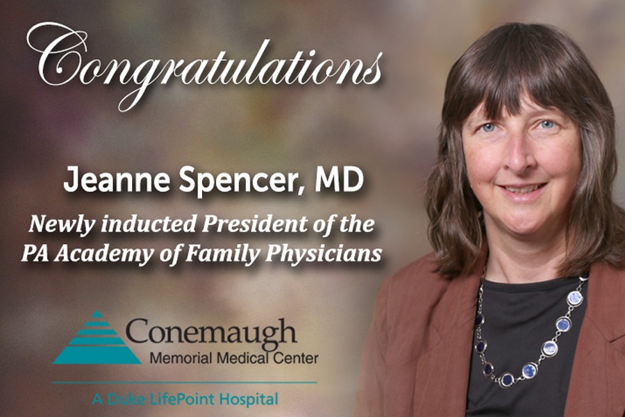 CONEMAUGH PHYSICIAN NAMED NEW PAFP PRESIDENT